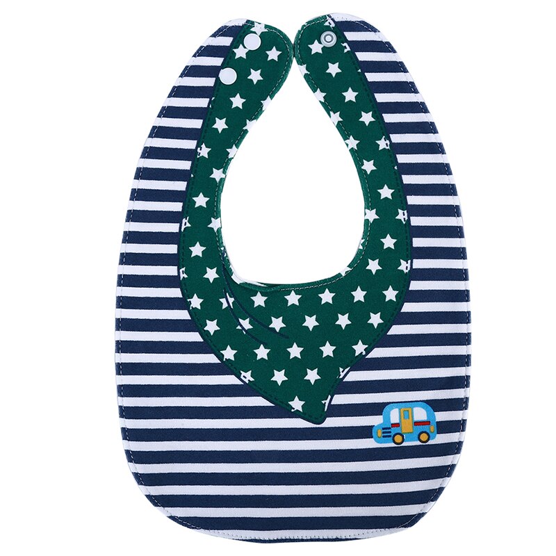 A strisce del bambino salopette unisex russare pettorina del modello del fumetto del bambino tovagliolo della saliva dei bambini di alimentazione impermeabile anti-sporco pettorina panno