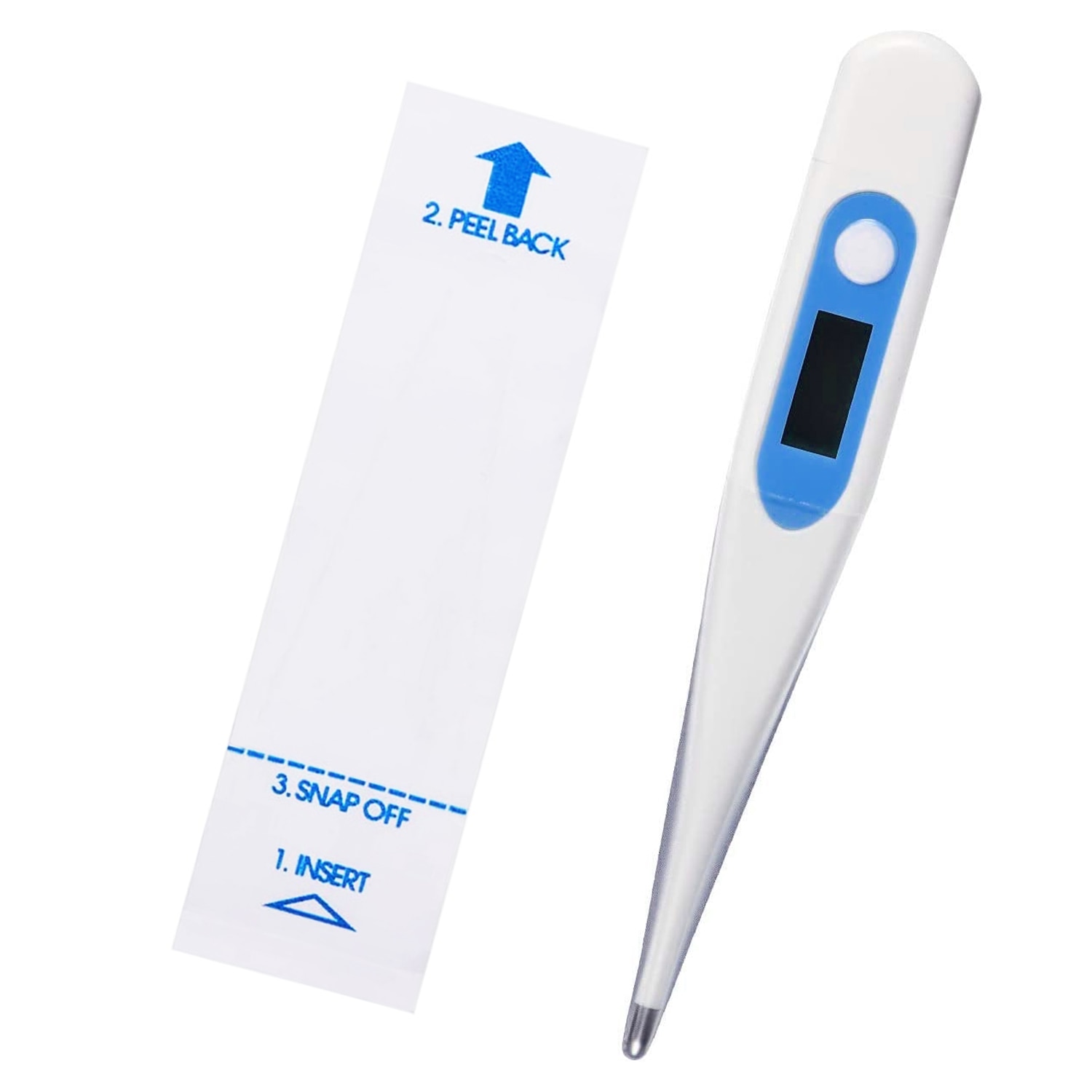 200PCS Universal Electronic Disposable Digital Thermometer Probe Covers Sleeves Protectors 3.8x1inch