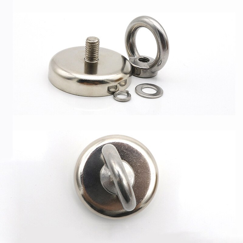 Strongest Permanent Powerful Magnetic Super Strong Magnet Pot Fishing Magnet Salvage Fishing Hook 9 Szie neodymium n52