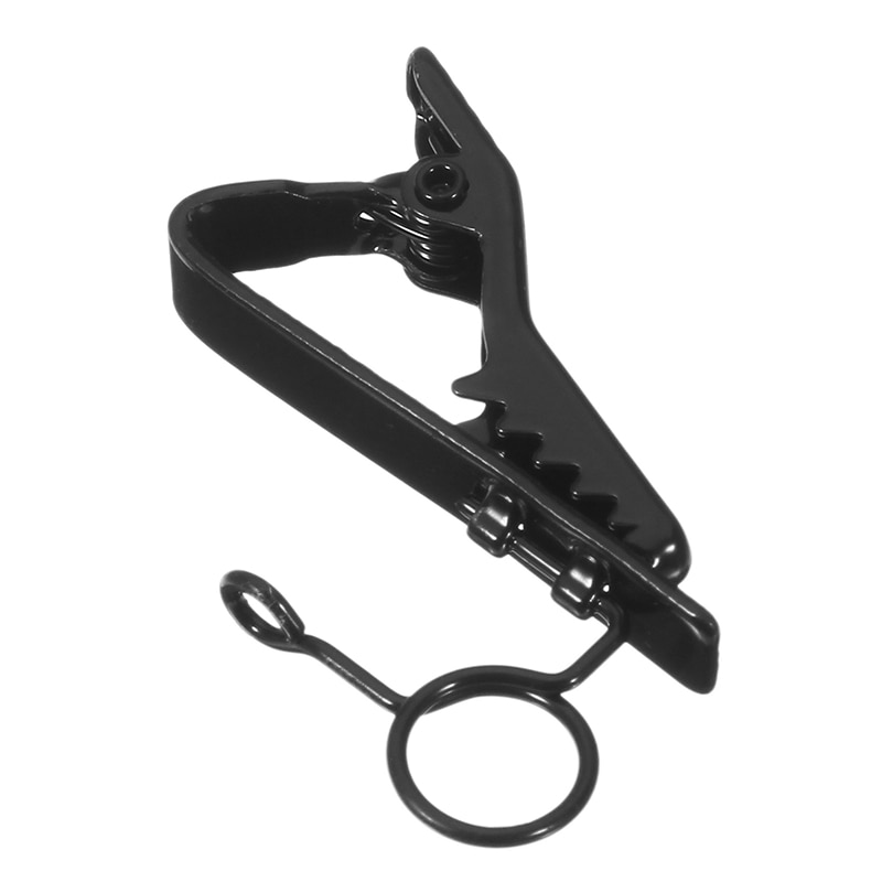 LEORY Microphone Lapel Tie Clip Universal Mini Lapel Lavalier Microphone Mic Clip For Clip Mic Replacement Cable Clip