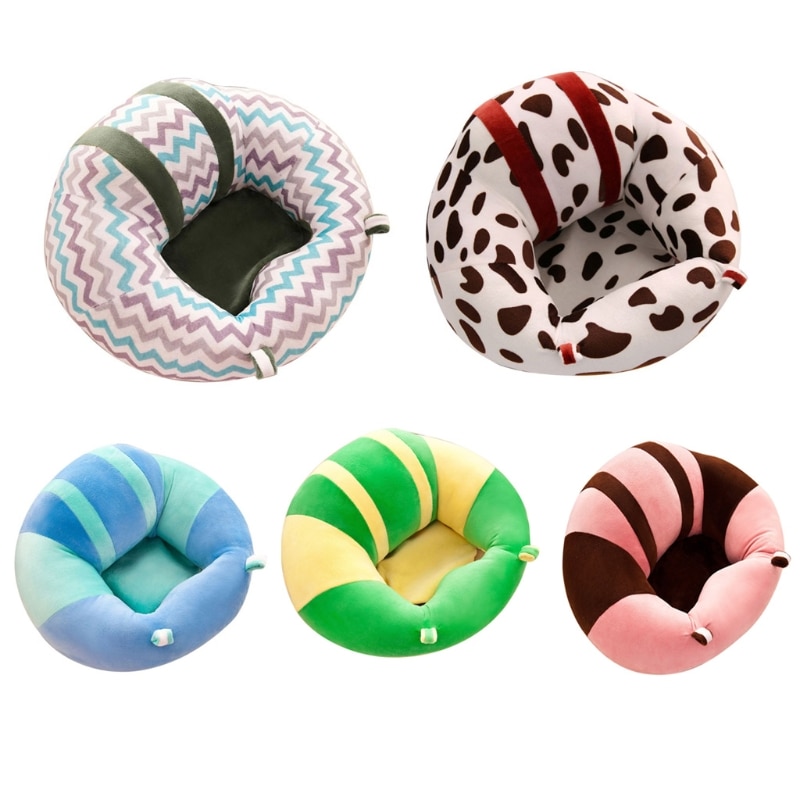 bebé niño apoyo suave asiento sentado cojín para silla o sofá almohada de felpa bolsa de frijol sofá de aprendizaje que juguete