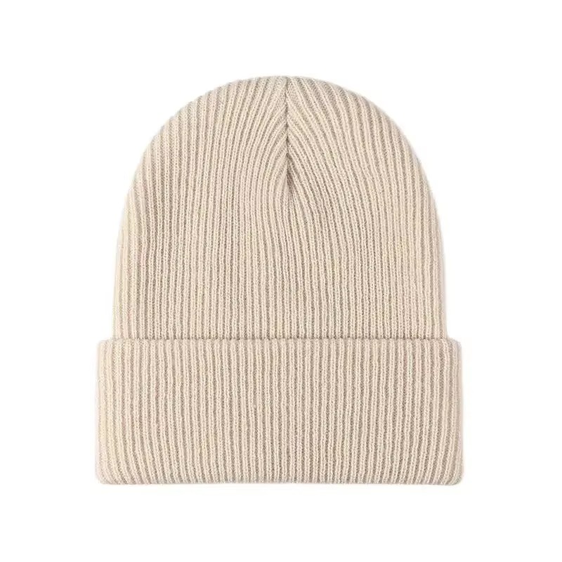 Vrouwen Mannen Herfst Winter Warm Beanie Hoed Effen Kleur Dame Mannelijke Stretch Gebreide Gehaakte Mutsen Hoed Cap voor Vrouwen Mannen Beanie