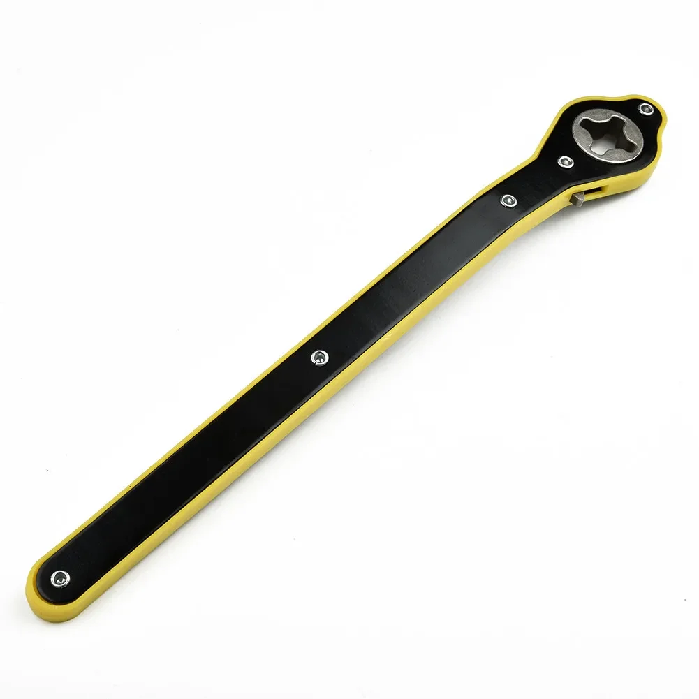 Car Scissor Ratchet Wrench Garage Tire Wheel Lug Wrench Handle Repair Tools Wrench Scissor Jack Car Repair Tools: black