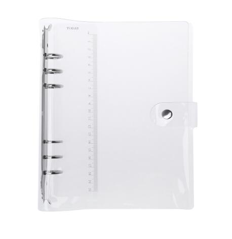 A5/a6/a7 pvc notebook notesblok ark omslag filmappe 6 huller bindemiddel diy: A5