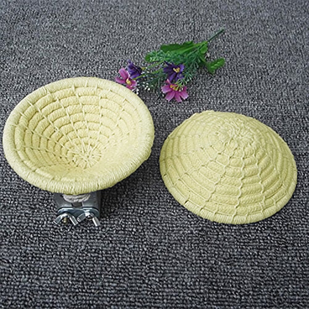 Bird Breeding Nest Natural Material Shed Nesting Pet Bird Parrot Cotton Rope Breeding Hatching Nest House Bed Hanging Cage Decor