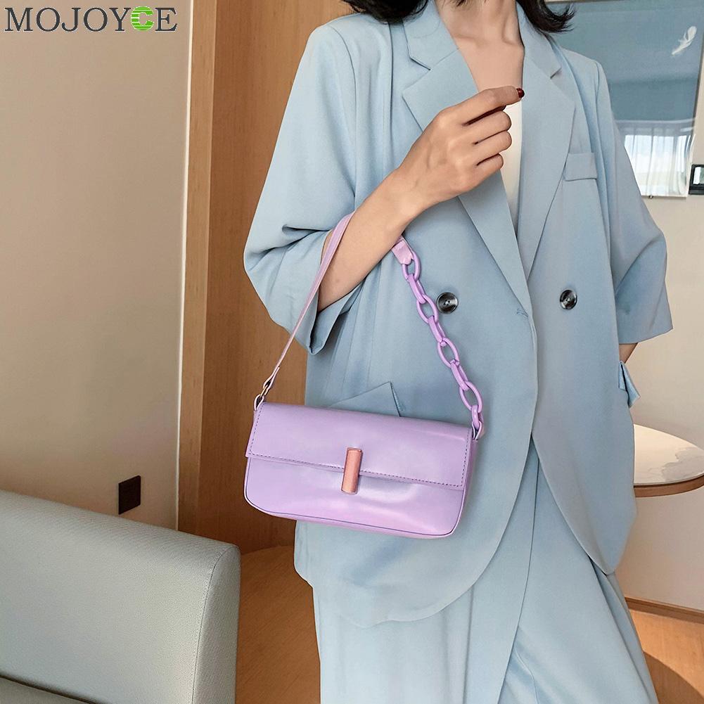Décontracté en cuir PU fronde sac à main sac à main femmes chaîne épaule sac à bandoulière populaire Simple femme sac quotidien