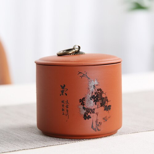 Lila Sand reise tragbare Tee dichtung mit deckel kaffee Bohne süßigkeiten keks sammlung lagerung Panzer küche speicher Lieferungen: D