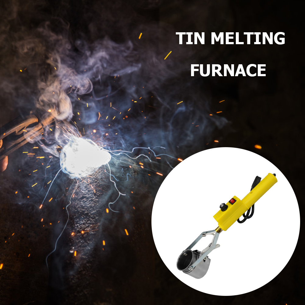 Tin Melting Solder 300W/500W Portable Pot Furnace Handheld Repair Furnace Desoldering Bath Tool Adjustable Temperature Control