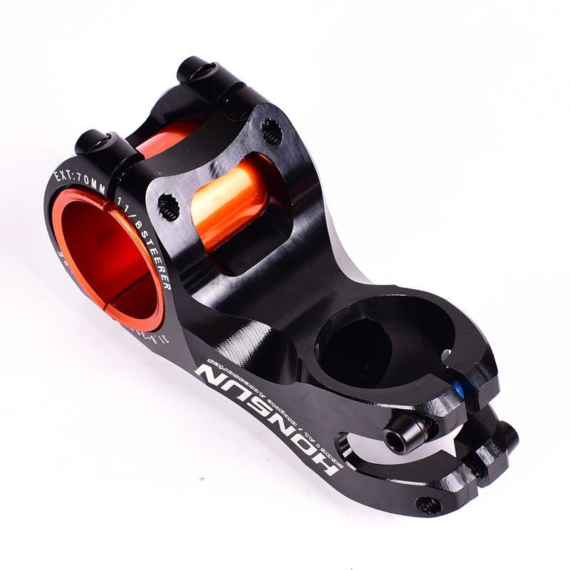 Ultralight Aluminium Biycle Stem Mtb Road Moutain Bike Stem -17 Graden 70Mm Xc 35/31.8Mm Racefiets Onderdelen