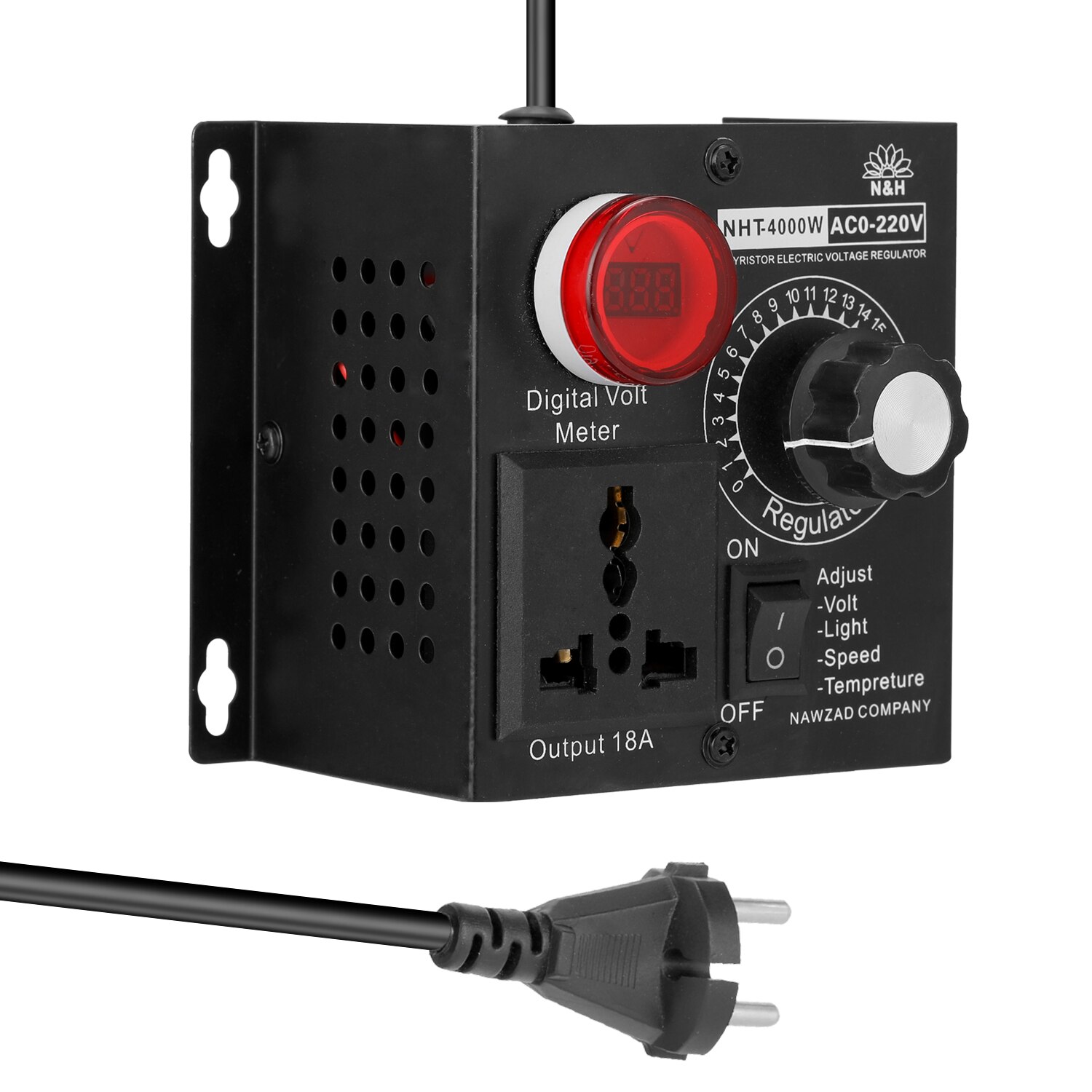 NHT-4000W AC 220V 4000W Compact Variable Voltage C... – Grandado