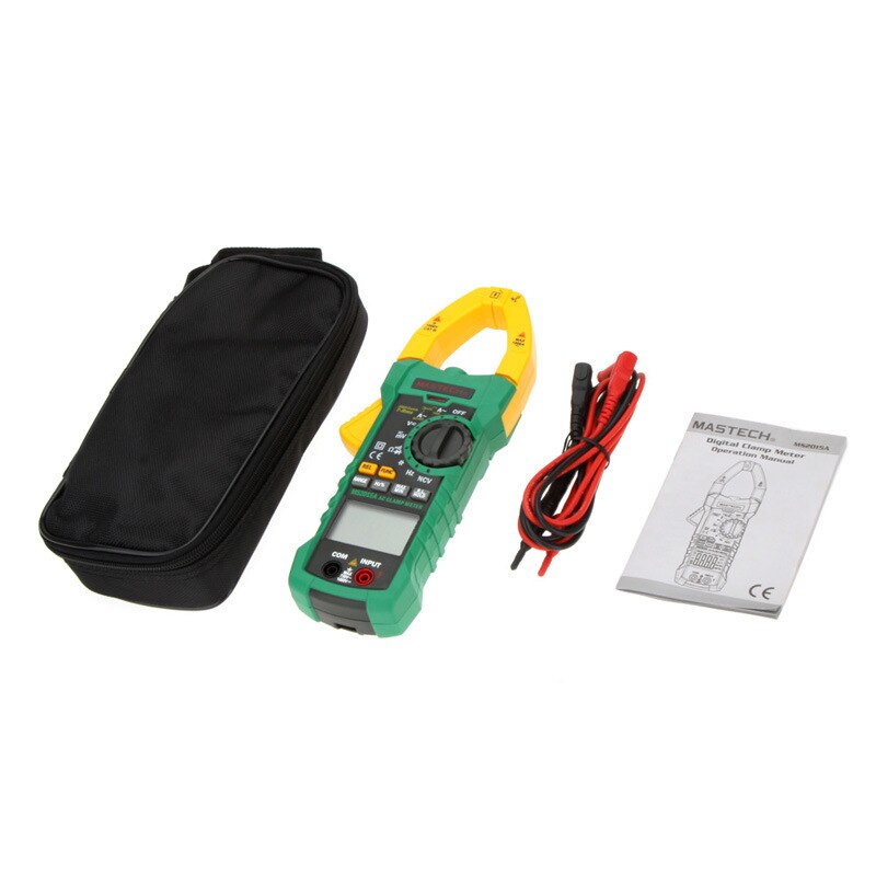 MASTECH MS2015A 1000A AC Current Clamp Meter AC DC Voltage Meter True RMS Digital Multimeter Frequency Capacitance Tester NCV