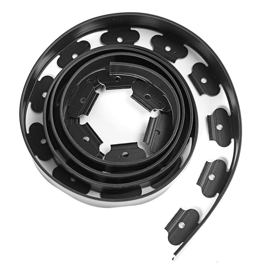 Landscape Edging 5M Fence Border Landscape Edging Lawn Grass Plastic Edging Easy to Instal PE Fence for Plants Landscaping Patio