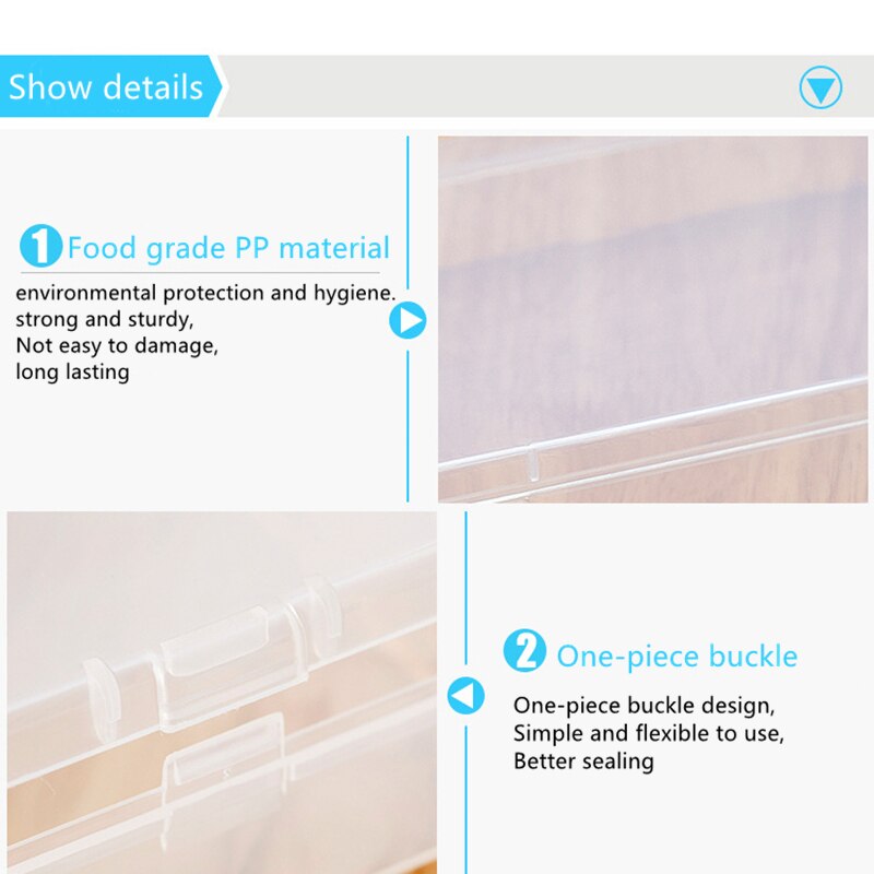 Storage Box Small Empty Box Plastic Storage Box PP Jewelry Earring Bead Screw Holder Case Display Organizer Container