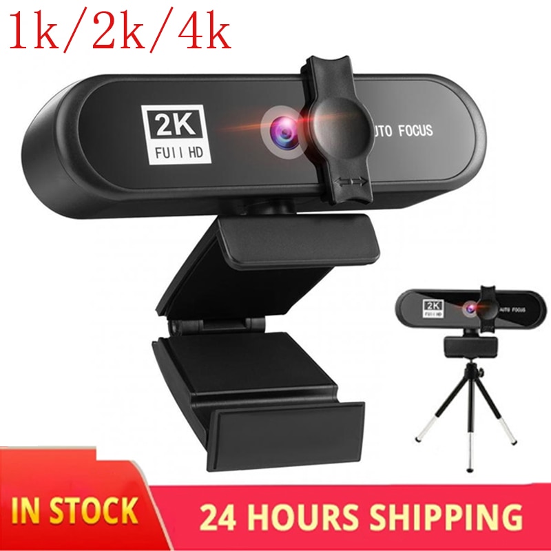 4K Webcam Autofocus USB Web Camera Laptop Desktop For Office Meeting With Mic High-definition Webcam 1080P HD Web Cam