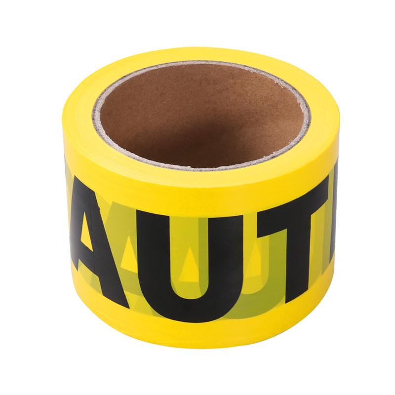 7cm*100M Roll Yellow Caution Tape For Safety Barrier For Police Barricade For Contractors Public Works Safety