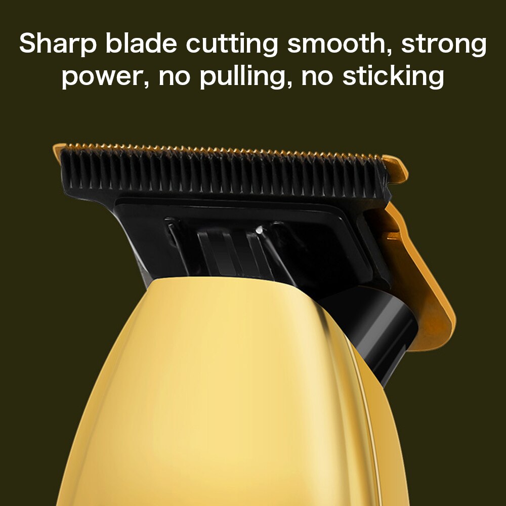 Professionele Krachtige Tondeuse Kapper Elektrische Tondeuse Mannen Baard Trimmer Oplaadbare Haar Snijder Machine T-Blade