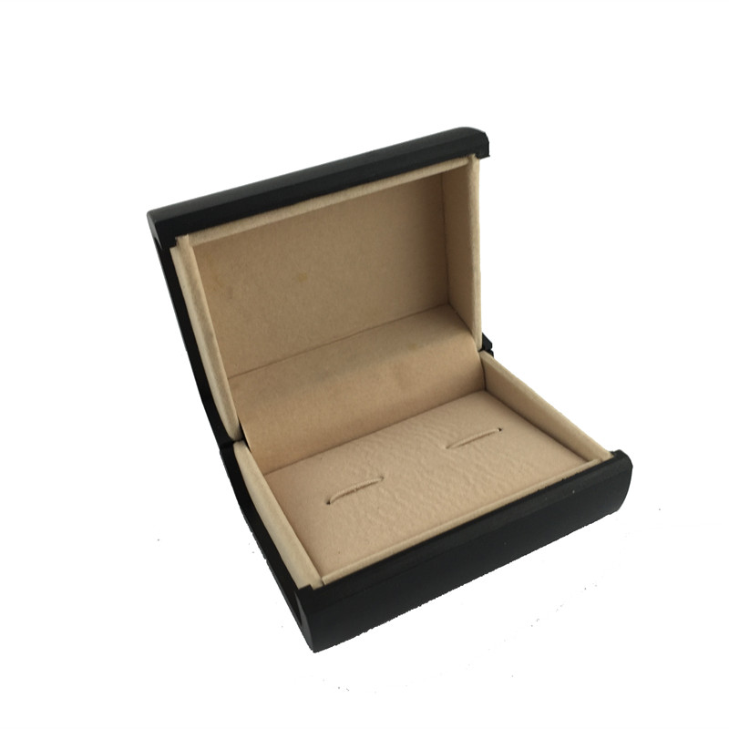 Caja de para gemelos, 1 par, caja de joyería negra, marrón, , cajas de almacenamiento de embalaje, bandeja de exhibición de joyería, contenedor: CTB002 box only