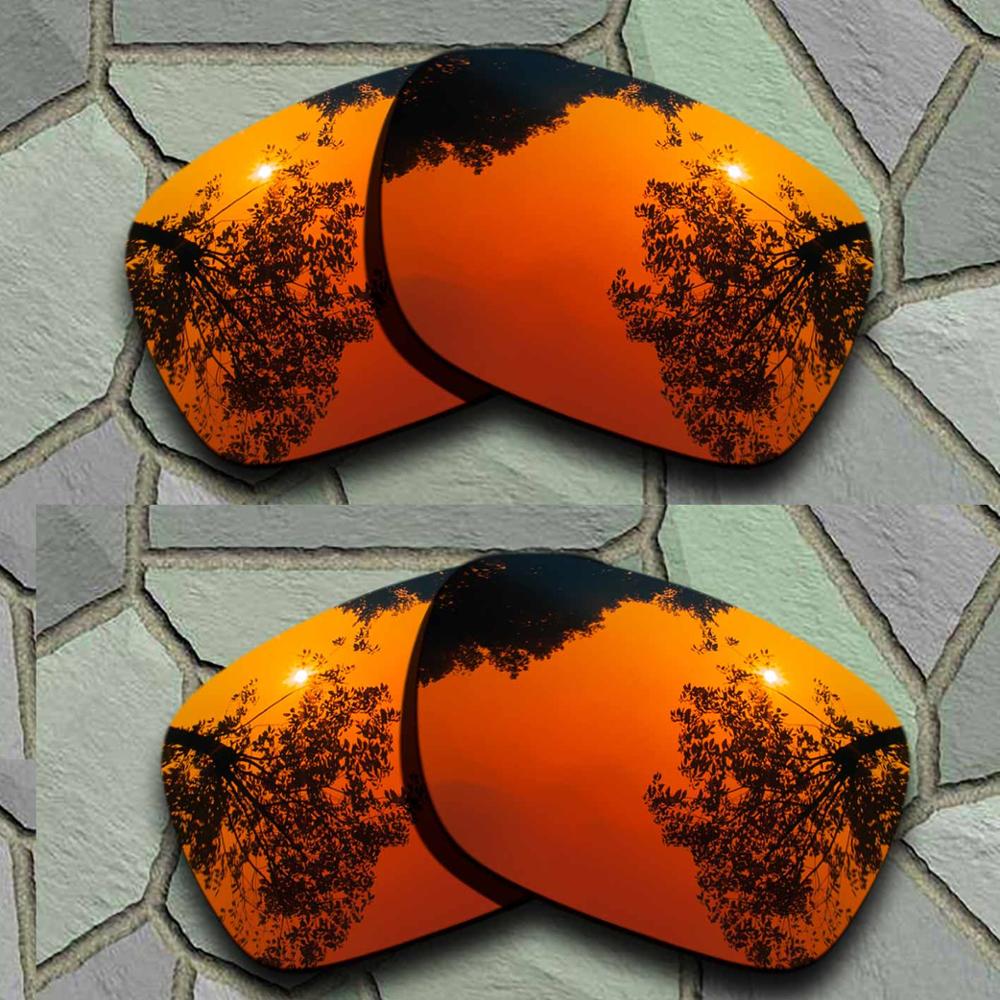 Okulary przeciwsłoneczne spolaryzowane wymienne soczewki do Oakley Jupiter Squared-odmiany: Red-Red Orange