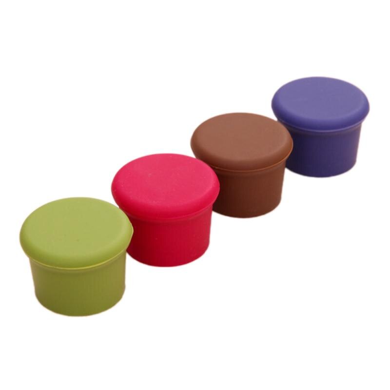 Leak-proof Silicone Sealing Red Wine Bottle Cap Stopper Silicone Champagne Bottle Stopper Vacuum Retain Freshness Wine Plug Bar