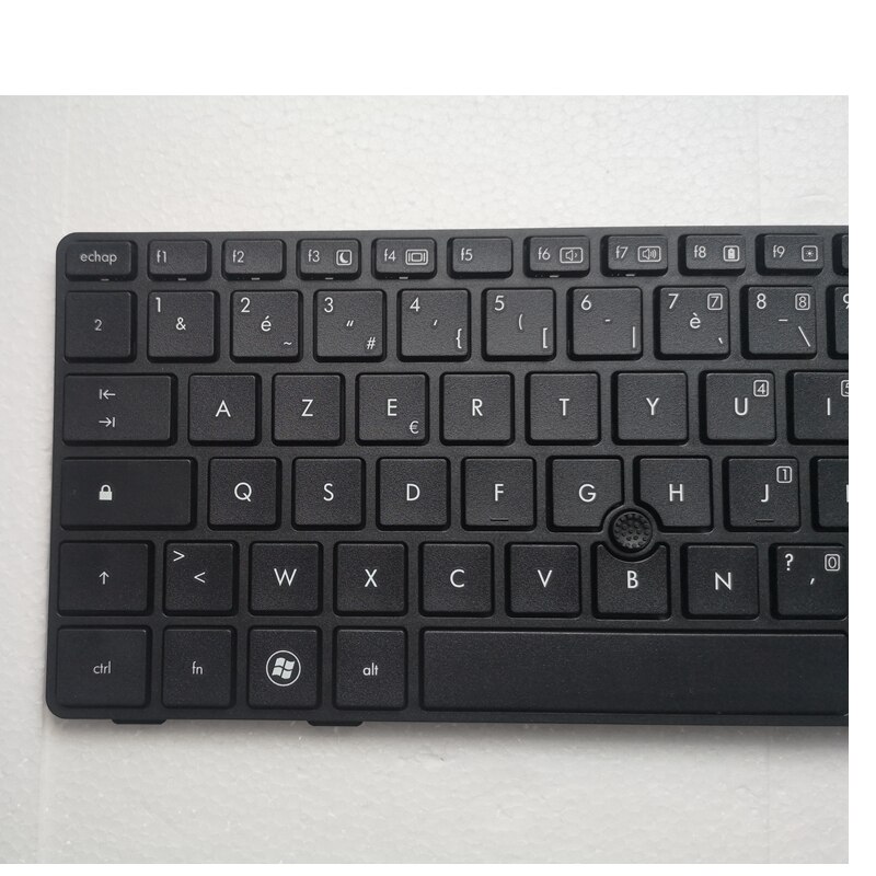 French Azerty Keyboard for HP EliteBook 8470B 8470P 8470 8460p 8460w 8470W ProBook 6460 6460b 6465B 6475B 6470B Black frame