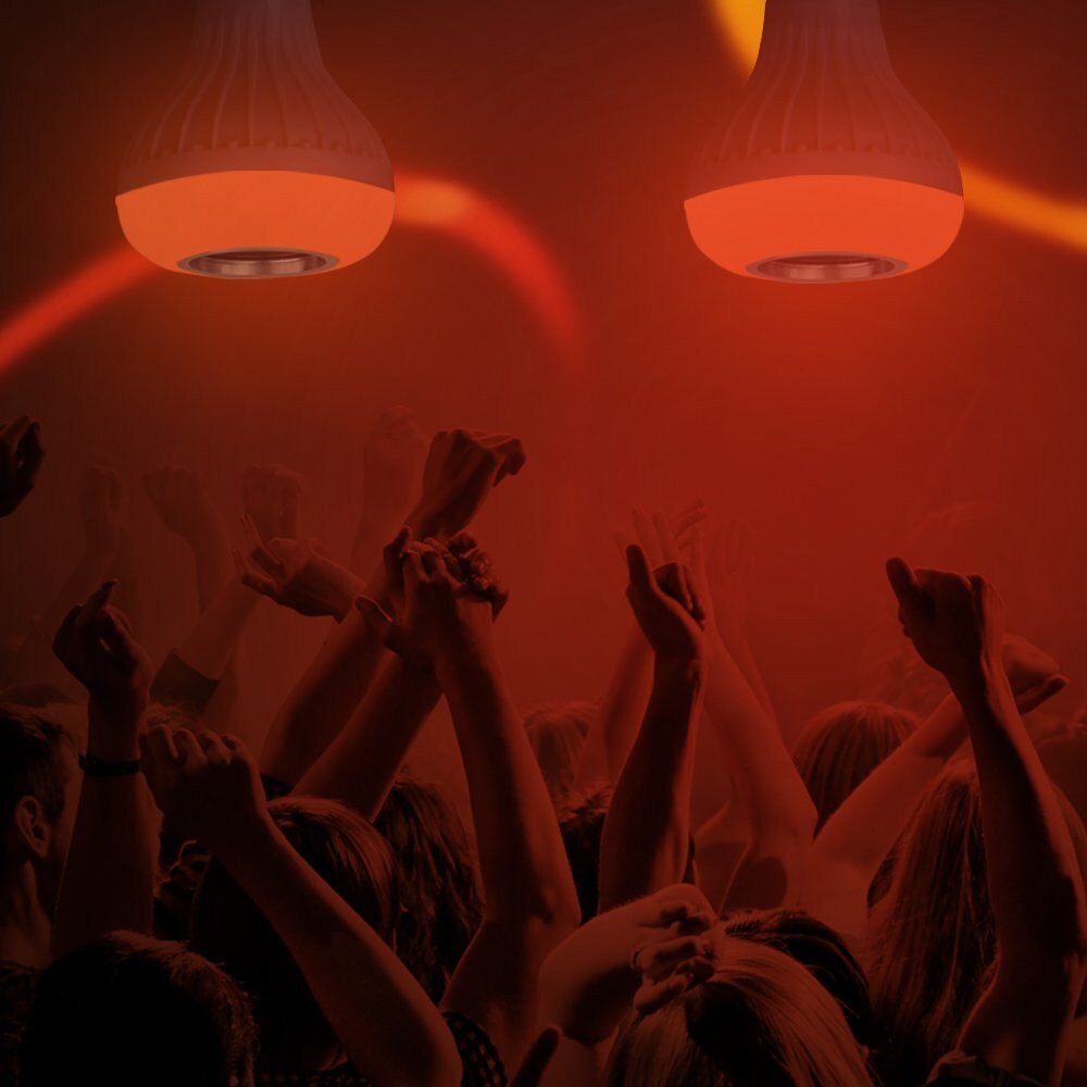 MusicLed Light Bulb with Bluetooth Speaker RGB Built-in Audio Speaker Home Lighting LED Bulbs