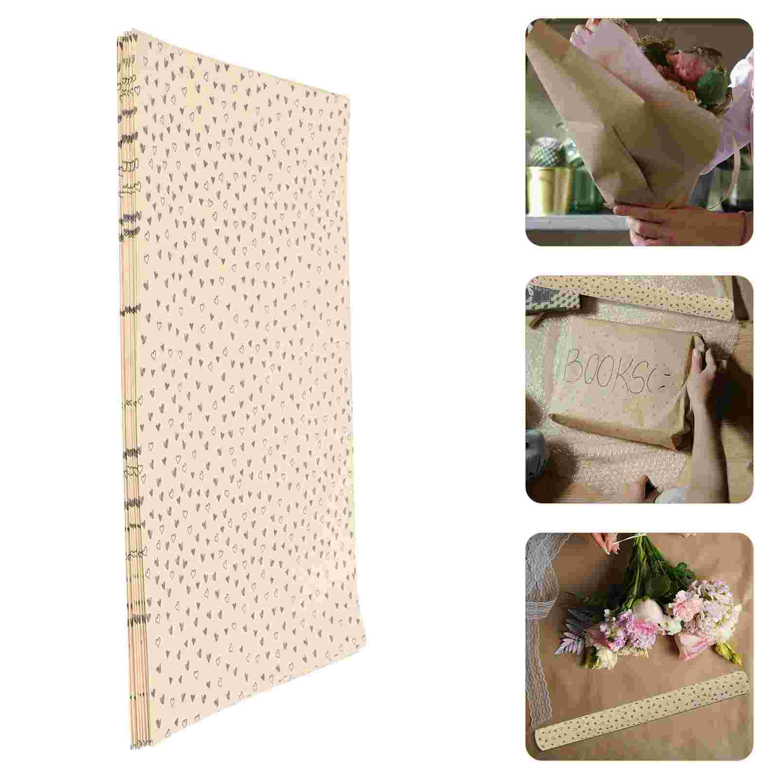 10 Sheets Valentine Wrapping Paper Party Paper Valentine Paper