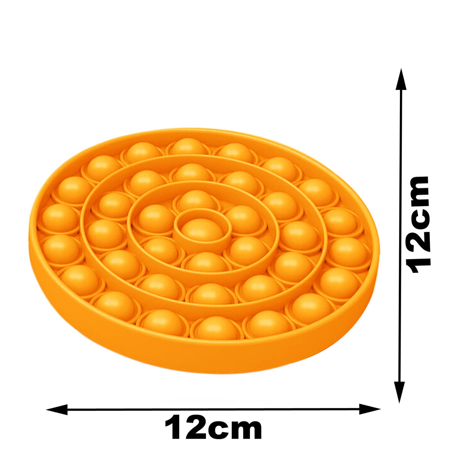 2pcs Push Pop Bubble Fidget Toys Pop It Anti-stress Pop It Stress Toy Pop Figet Toy Pop It Fidget Stress Decompression Toys