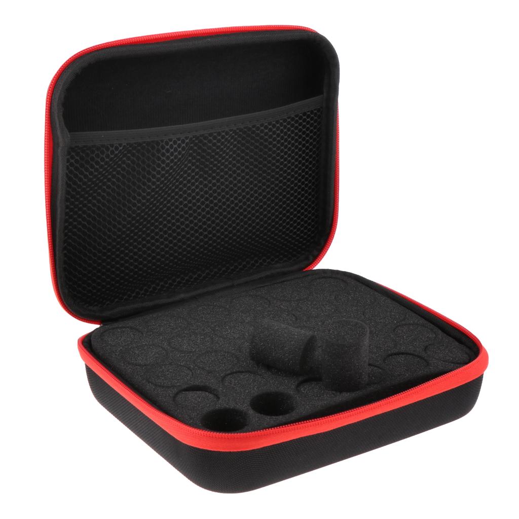 Mallette de transport d&#39;huile essentielle, 30 bouteilles de 5 Ml 10 Ml 15 Ml: Red