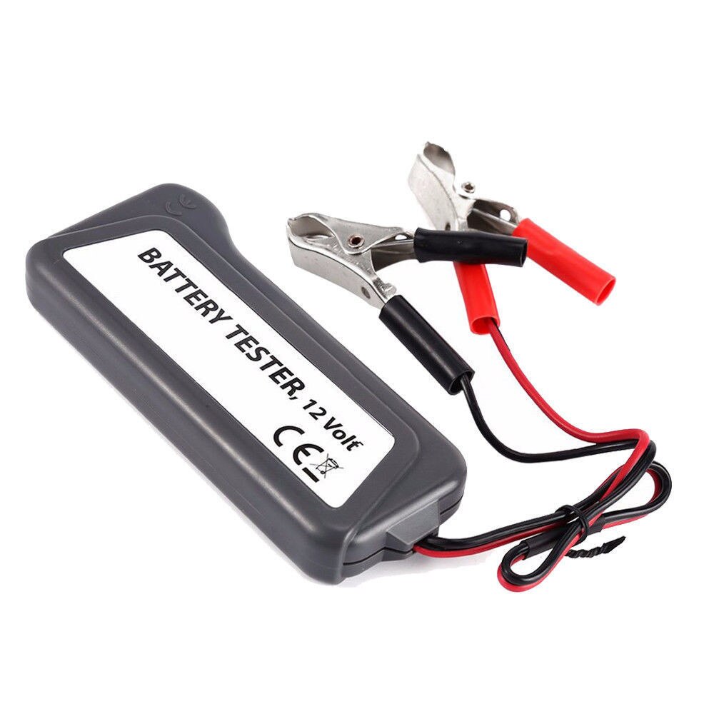 Probador de alternador de batería Digital de 12V herramienta de diagnóstico de vehículo de coche con 6 luces LED probadores de batería para Motor de coche #20