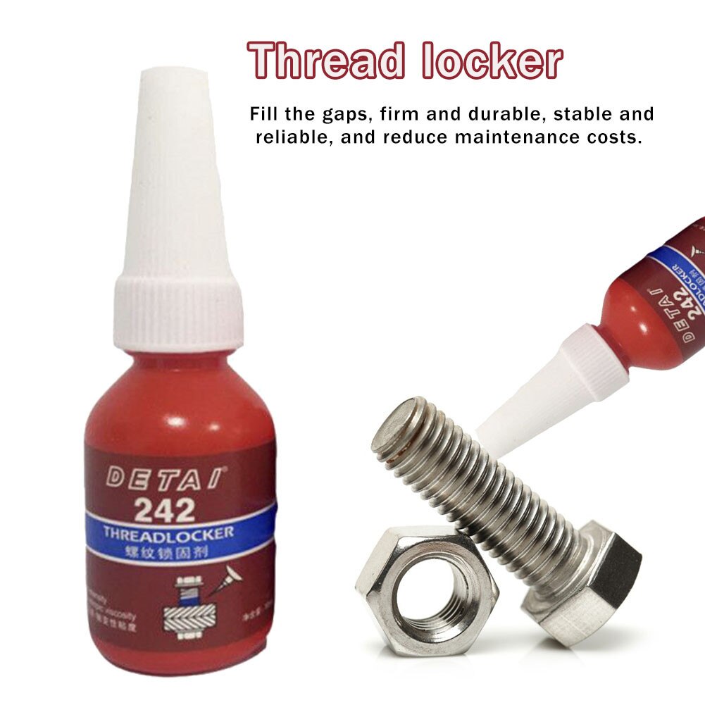 1pc 10g Screw Glue Thread Locking Agent Removable Thread Locker Anaerobic Adhesive Glue Oil Resistance Fast Curing for Threads