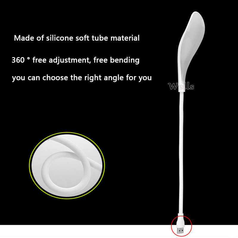 20 led lampe perlen USB led Lesen licht Kinder Augenschutz schreibtisch Lampe 2 W Faltbare USB Led Lampen LED nacht Licht