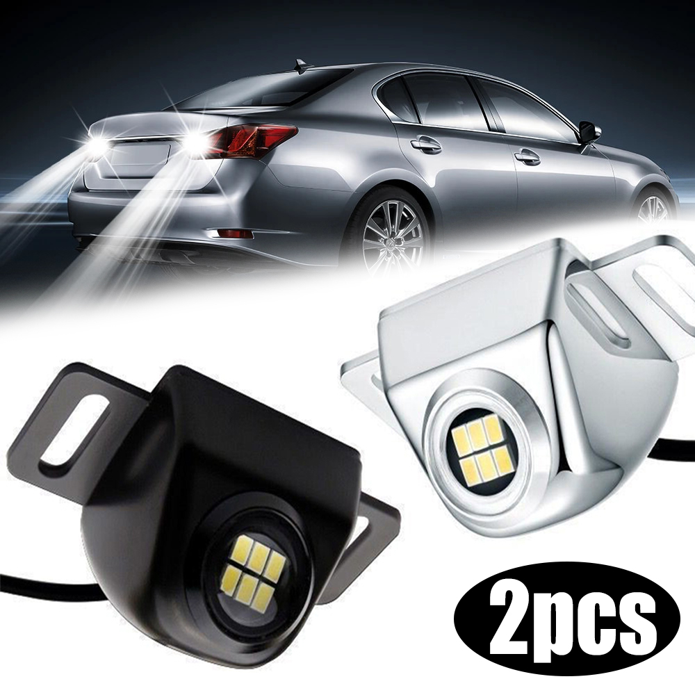 Auto achteruitrijwaarschuwingslichten 12-24v universele auto vrachtwagen motorfiets achterlicht achteruit parkeerlicht hoge helderheid led lamp