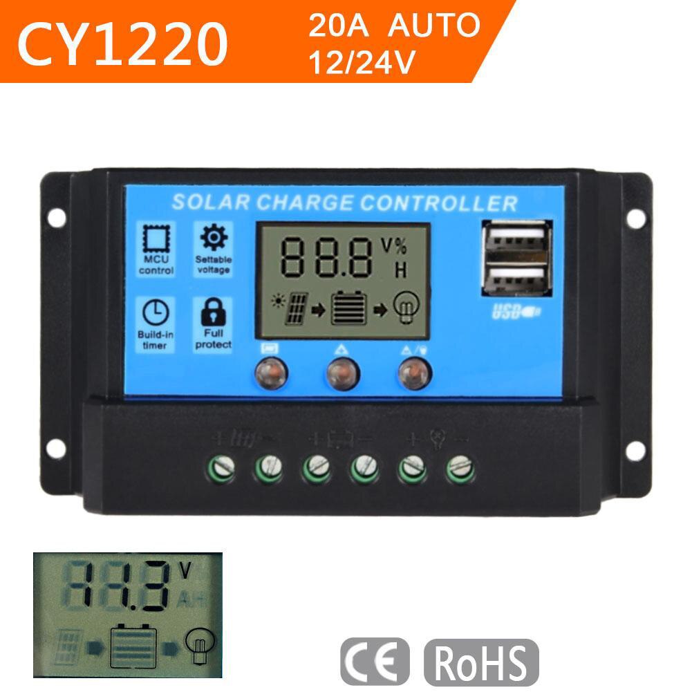 20A/30A Solar Panel Controller 12-24V Voltage Battery Protection Circuit