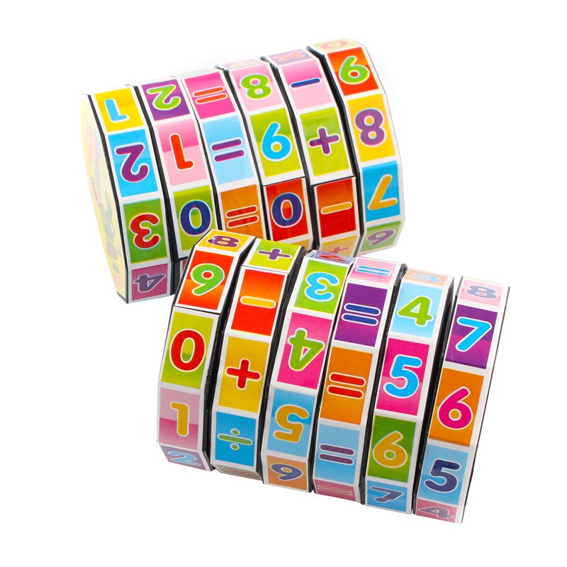 1 st Kinderen Onderwijs Leren Math Leermiddelen Puzzel Kubus voor Kids Wiskunde