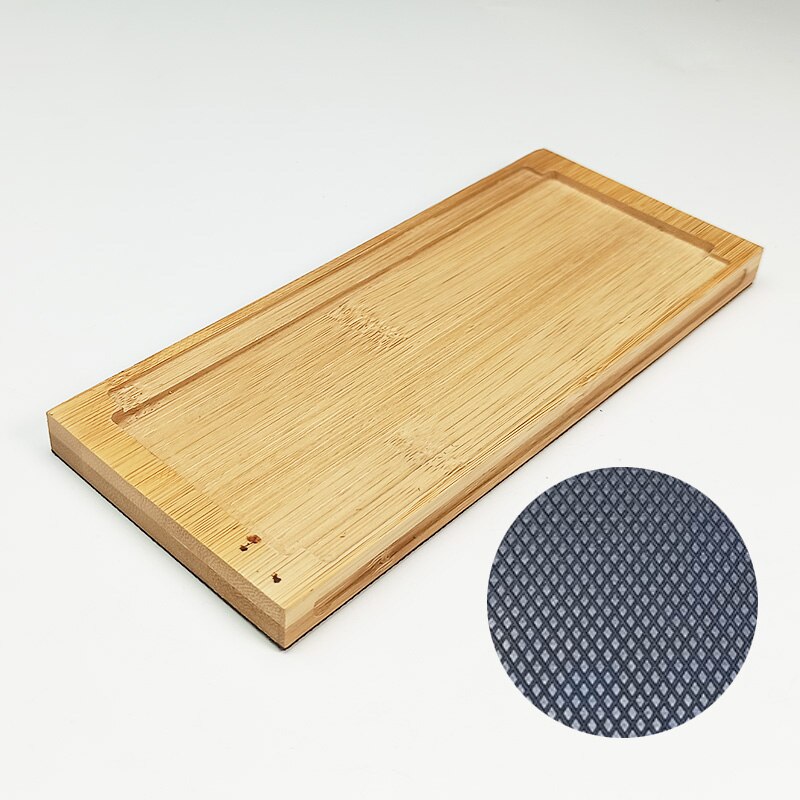 Sharpening Stone Holder Knife Accessories Whetstone Base Sharpening Bamboo/Silica Gel Base System Kitchen Knife Sharpener Tools: A