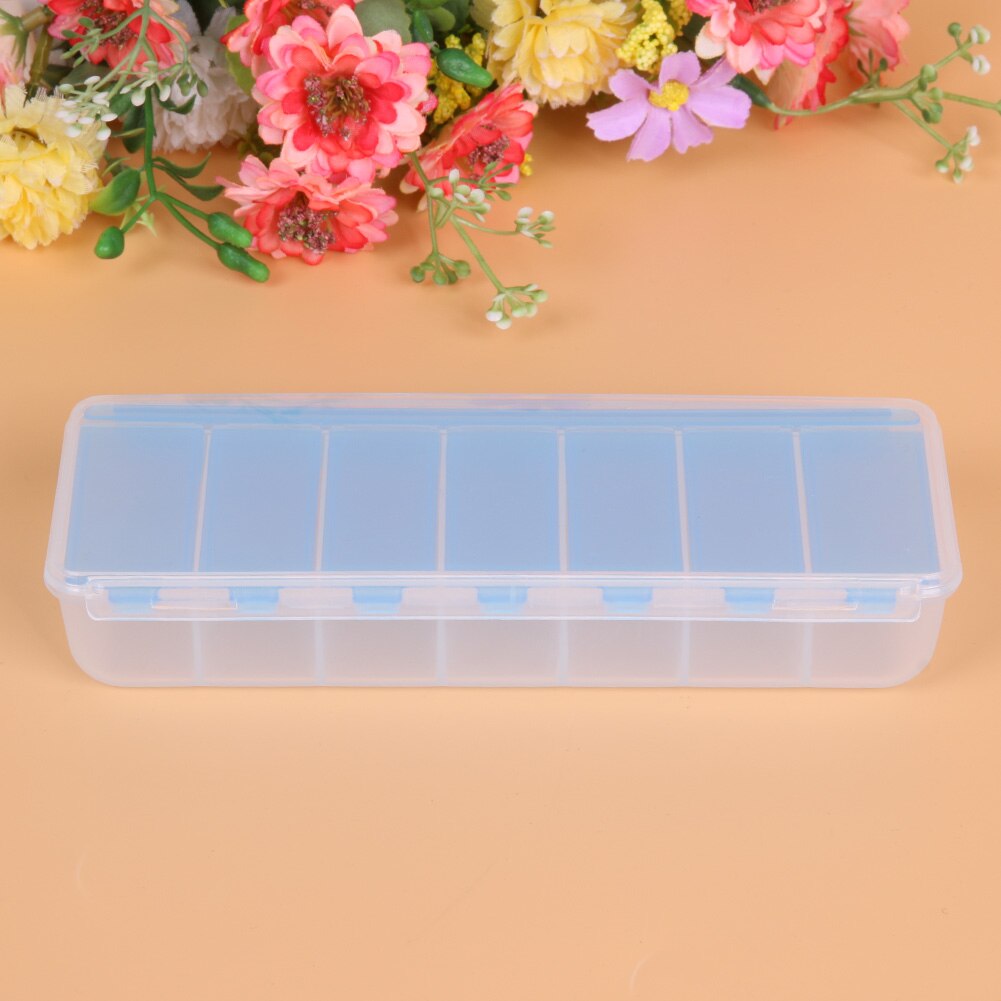 7 Grids Pill Box Holder Tablet Storage Travel Pill Dispenser Storage Box Medicine Case Organizer Container Pill Box Splitters