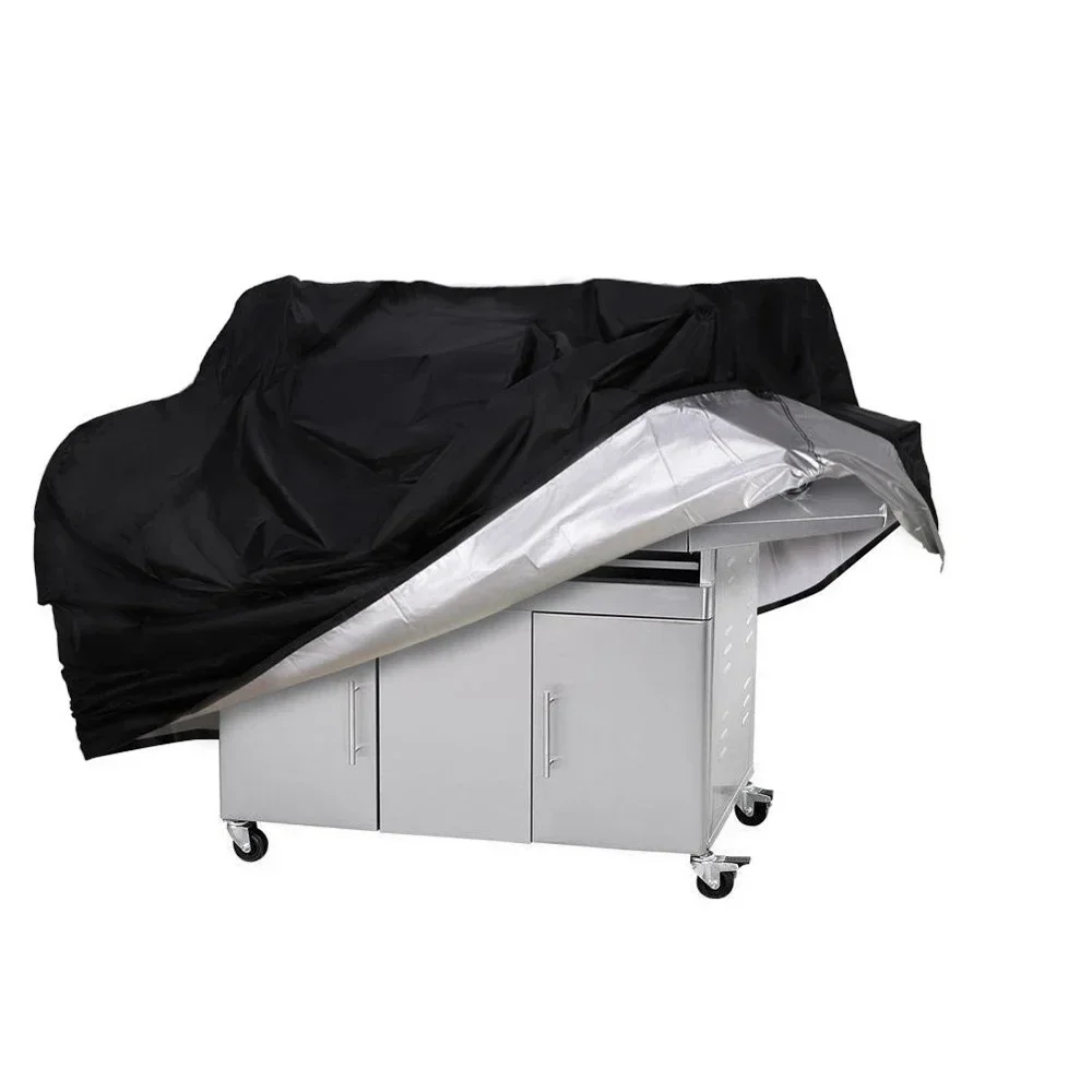 Bbq Cover Anti-Stof Waterdichte Heavy Duty Grill Cover Regen Beschermende Ronde Rechthoek Outdoor Barbecue Cover Accessoires