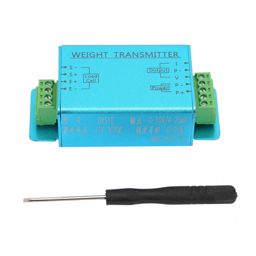 DY510 4-20mA Load Cell Weighing Sensor Transducer Transmitter Amplifier Signal Amplification 15~30VDC Load Cell Transmitter