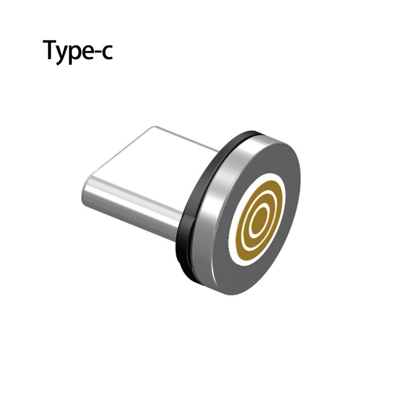 Organizador de Cables de 3 pines y 540 °, caja de almacenamiento de cabeza magnética para micro-usb tipo-c, enchufe 24BB: Type C