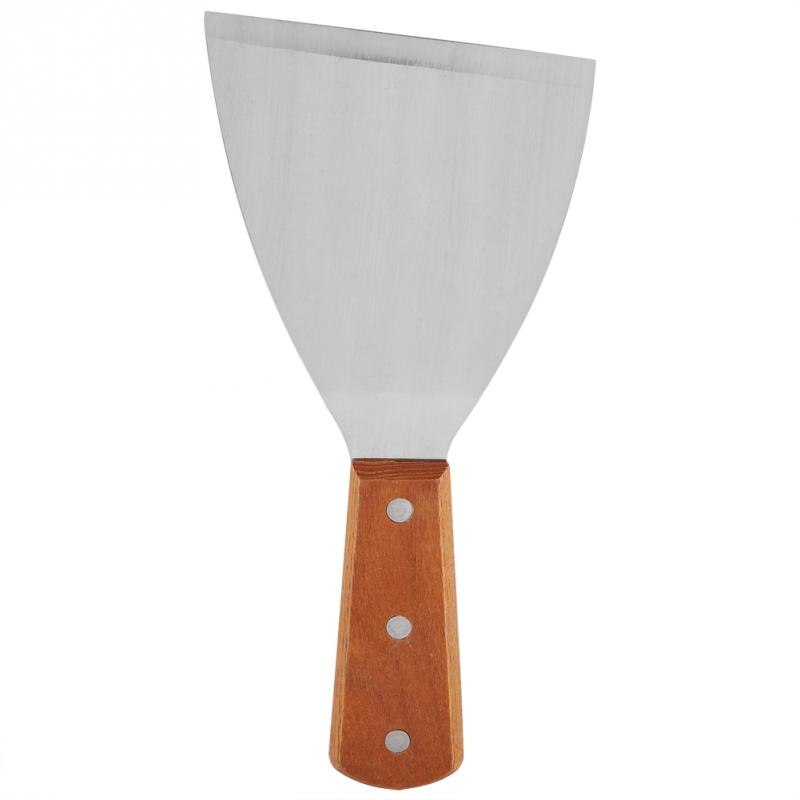Stainless Steel Non-Stick BBQ Grill Beafsteak Griddle Spatula Hamburger Turner Scraper Pancake Flipper Cooking Tool