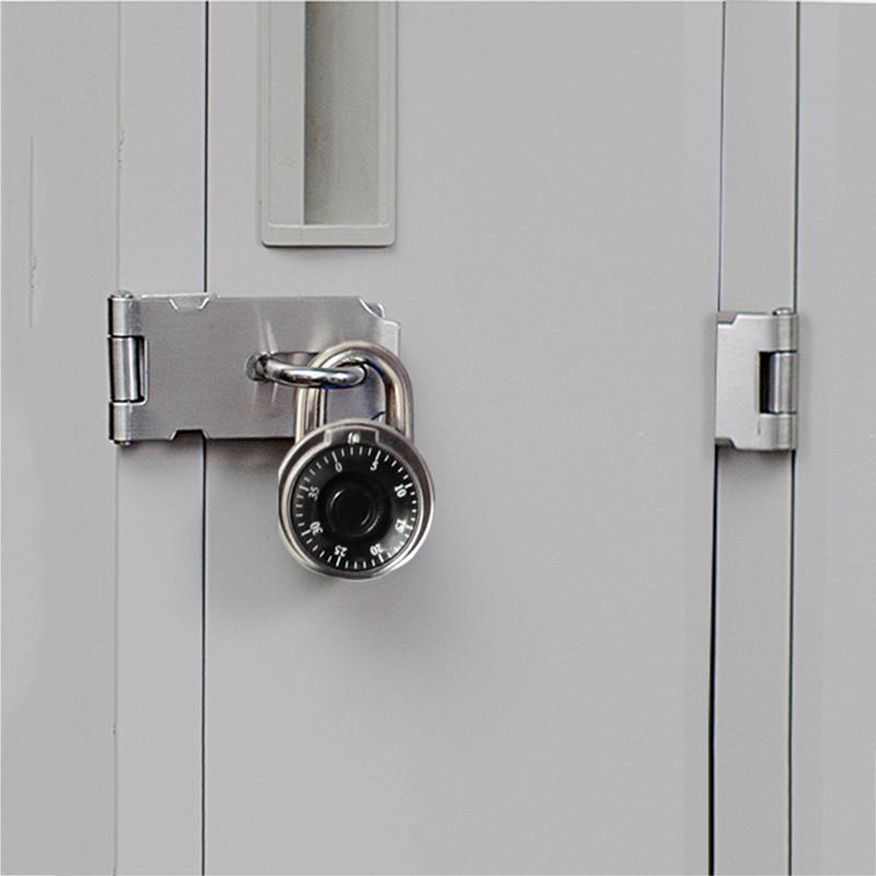 Digit Combination Code Rotary Padlock ound Dial Number Luggage Suitcase Security Locker Suitcase Drawer Cabinet Swing Lock