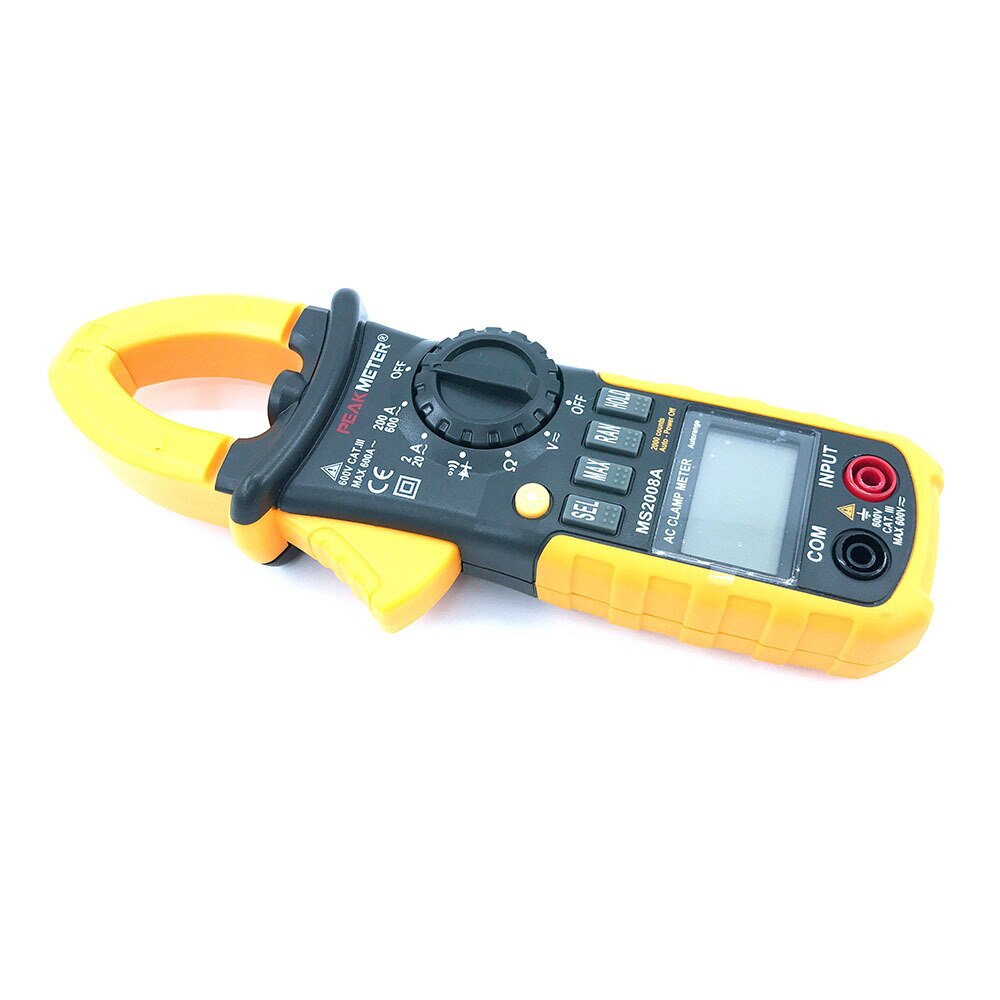 MS2008A Digital Current Voltage Clamp Meter Multimeter AC Frequency Diagnostic-tool Resistance Tester Measurement Electric China