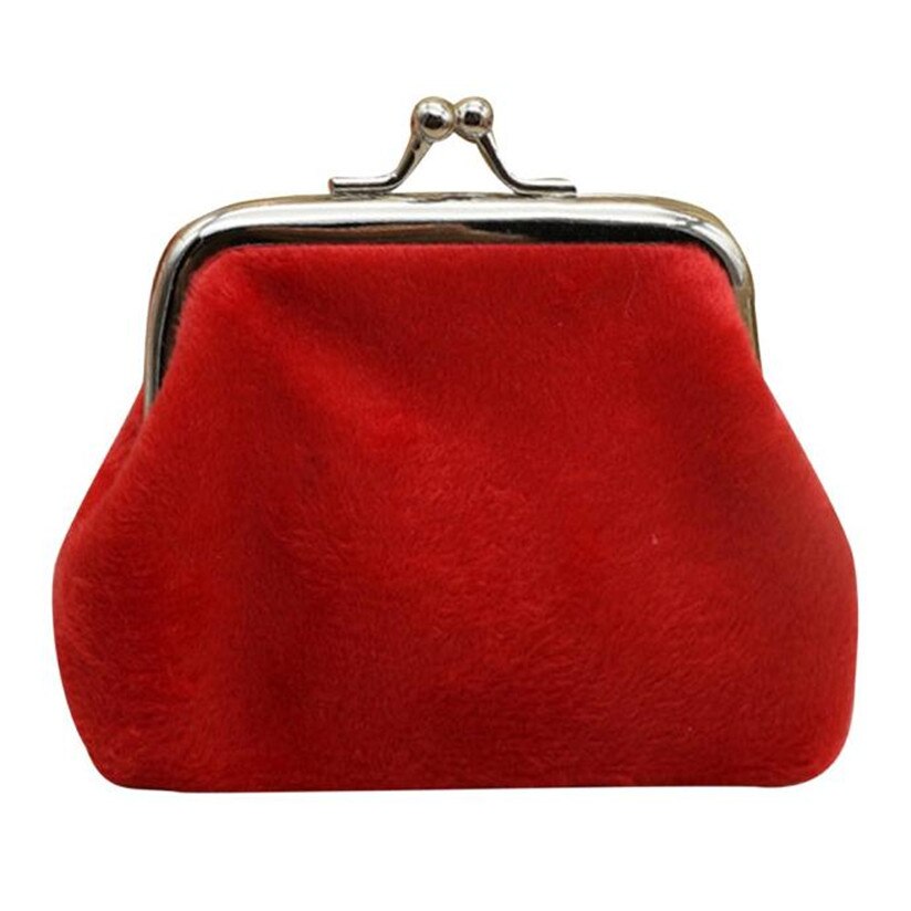 TRANSER Womens Corduroy Kleine Portemonnee Houder Portemonnee Clutch Handtas Tas Meisjes Kaarthouder Beroemde Aug17: Rood