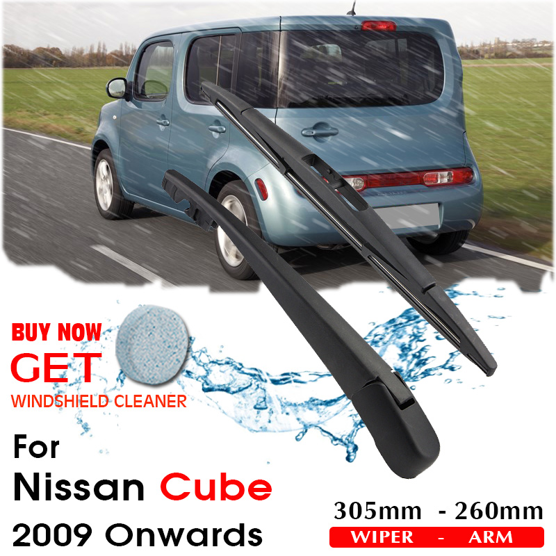 Car Wiper Blade Rear Back Window Windscreen Windshield Wipers For Nissan Cube Hatchback 305 mm Onwards Auto Accessories