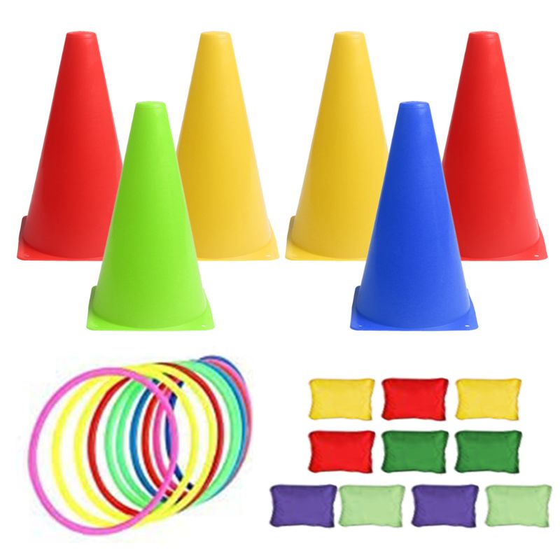 Bean Bags for Tossing Throwing 3 in 1 Puzzle Game Pack Outdoor Party Play Equipment Set