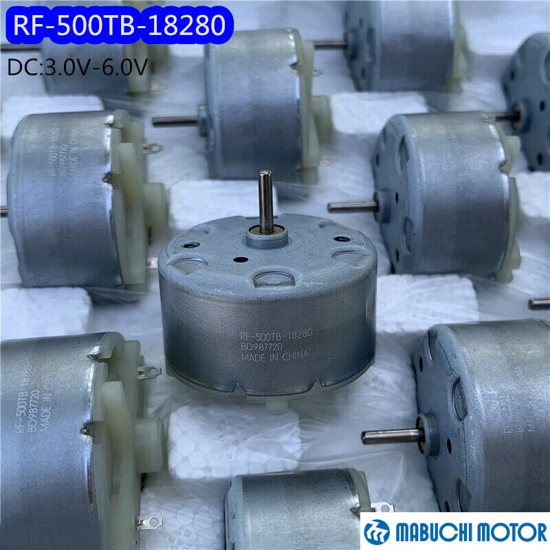Mabuchi RF-500TB-18280 Motor Dc 3V 5V 6V 5650Rpm Hoge Snelheid 32Mm Voor Spray Machine/dc Speler/Intelligente Watermeter