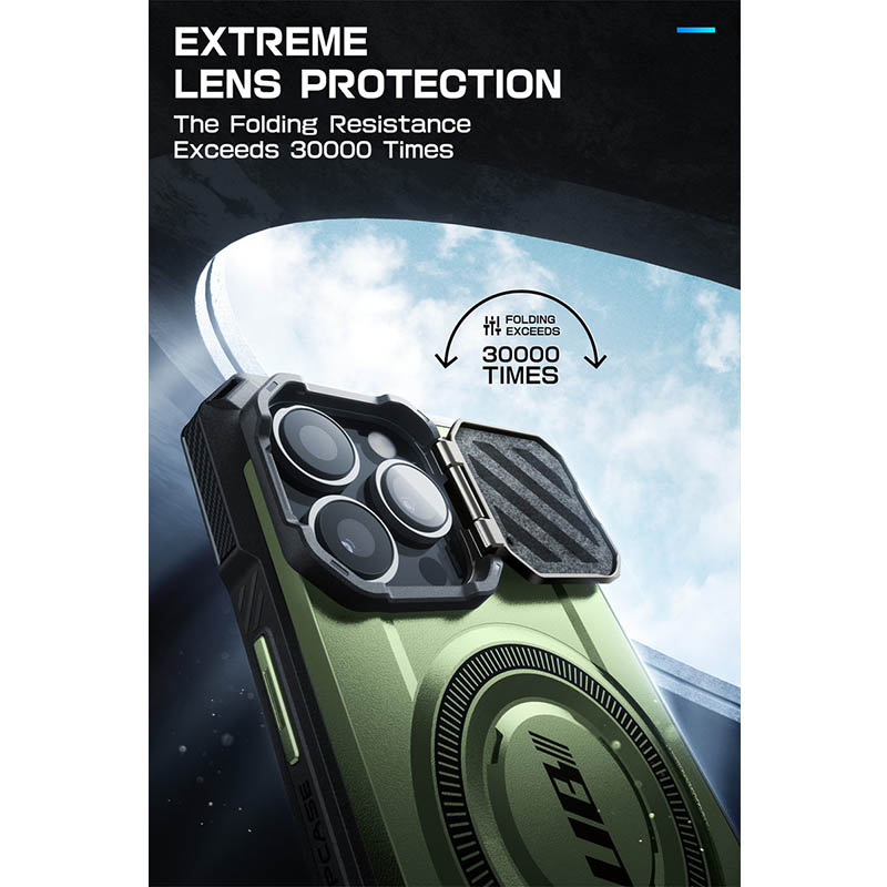 SUPCASE-funda robusta de cuerpo completo para iPhone 14 Pro Max/13 Pro Max, UB Mag XT, con cubierta de cámara y soporte incorporado