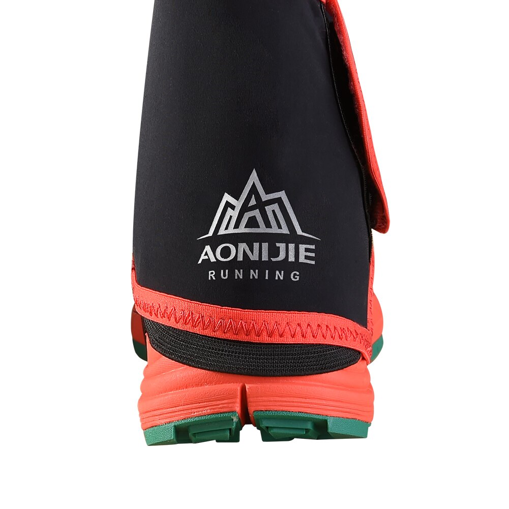 AONIJIE-polainas reflectantes de rastreo para exteriores Unisex, altamente protector, cubiertas de zapatos a prueba de arena para correr, trotar, Maratón, senderismo, E940