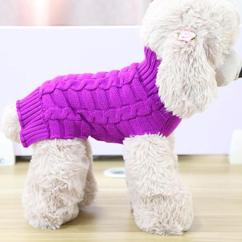 Leisure Pet Winter Warm Cat Clothes Cat Sweater For Small Cats Kitten Coat Jacket Kitty Knitted Sweaters Pet Dog Clothing