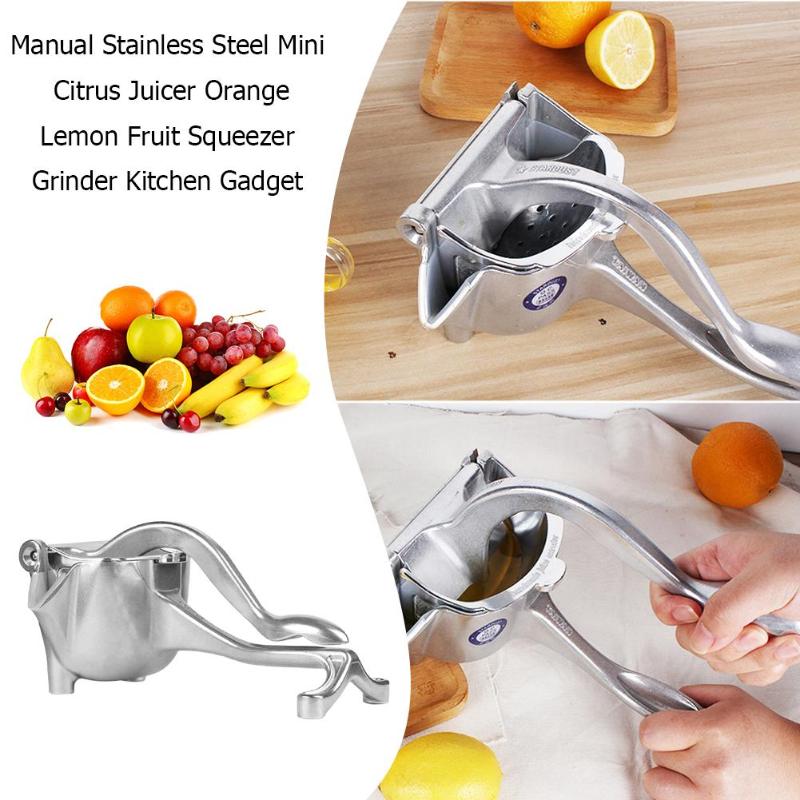 Multifunctional Manual Lemon Juicer Fresh Fruits Squeezer Aluminum Alloy pomegranate Press Kitchen Tools Household Easy to Juice